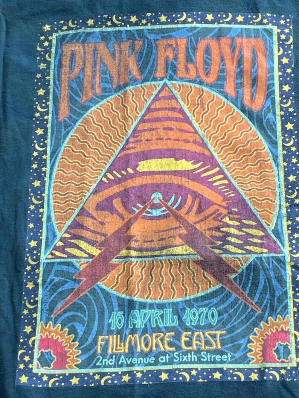 Pink Floyd Preowned XL Tie Dye T-shirt